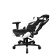 Кресло геймерское DXRacer OH/RJ001/NW поливинилхлорид/кожа белый/черный