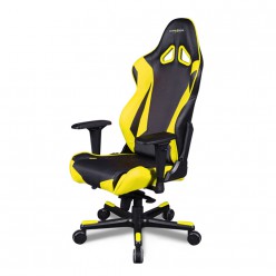 Кресло геймерское DXRacer OH/RJ001/NY поливинилхлорид/кожа черный/желтый