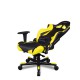 Кресло геймерское DXRacer OH/RJ001/NY поливинилхлорид/кожа черный/желтый