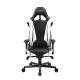 Кресло геймерское DXRacer OH/RV001/NW поливинилхлорид/кожа белый/черный