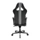 Кресло геймерское DXRacer OH/RV131/NW кожа белый/черный