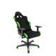 Кресло геймерское DXRacer OH/RW01/NE ткань/кожа черный/зеленый