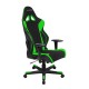 Кресло геймерское DXRacer OH/RW106/NE ткань/кожа черный/зеленый