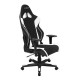 Кресло геймерское DXRacer OH/RW106/NW ткань/кожа белый/черный