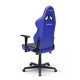 Кресло геймерское DXRacer OH/RZ90/INW кожа белый/черный/синий