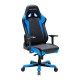 Кресло геймерское DXRacer OH/SJ00/NB кожа черный/синий