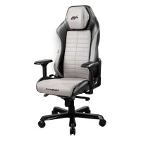 Кресло компьютерное DXRacer I-DMC/IA237S/GN кожа/ткань черный/серый