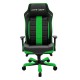 Кресло компьютерное DXRacer OH/CE120/NE кожа черный/зеленый