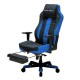 Кресло компьютерное DXRacer OH/CT120/NB/FT кожа черный/синий