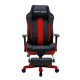 Кресло компьютерное DXRacer OH/CT120/NR/FT кожа черный/красный