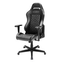 Кресло компьютерное DXRacer OH/DH73/N кожа черный