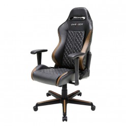 Кресло компьютерное DXRacer OH/DH73/NC кожа черный/коричневый