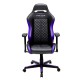 Кресло компьютерное DXRacer OH/DH73/NV кожа черный/фиолетовый