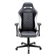 Кресло компьютерное DXRacer OH/DH73/NW кожа белый/черный
