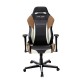 Кресло компьютерное DXRacer OH/DM61/NWC кожа белый/черный/коричневый