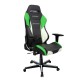 Кресло компьютерное DXRacer OH/DM61/NWE кожа белый/черный/зеленый