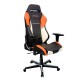 Кресло компьютерное DXRacer OH/DM61/NWO кожа белый/черный/оранжевый