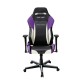 Кресло компьютерное DXRacer OH/DM61/NWV кожа белый/черный/фиолетовый