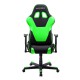 Кресло компьютерное DXRacer OH/FD101/NE ткань/кожа черный/зеленый