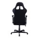 Кресло компьютерное DXRacer OH/FD101/NW ткань/кожа белый/черный