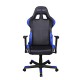 Кресло компьютерное DXRacer OH/FD99/NB кожа черный/синий