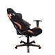 Кресло компьютерное DXRacer OH/FD99/NO кожа черный/оранжевый