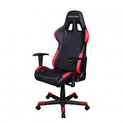 Кресло компьютерное DXRacer OH/FD99/NR кожа черный/красный