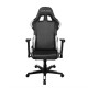 Кресло компьютерное DXRacer OH/FD99/NW кожа белый/черный