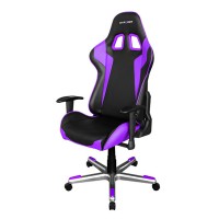 Кресло компьютерное DXRacer OH/FE00/NV поливинилхлорид/кожа черный/фиолетовый