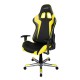 Кресло компьютерное DXRacer OH/FE00/NY поливинилхлорид/кожа черный/желтый