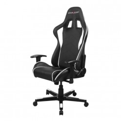 Кресло компьютерное DXRacer OH/FE08/NW кожа белый/черный