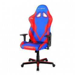 Кресло компьютерное DXRacer OH/G8000/BR кожа красный/синий