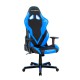 Кресло компьютерное DXRacer OH/G8000/NB кожа черный/синий