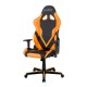 Кресло компьютерное DXRacer OH/G8000/NO кожа черный/оранжевый