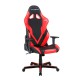 Кресло компьютерное DXRacer OH/G8000/NR кожа черный/красный