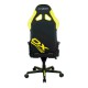Кресло компьютерное DXRacer OH/G8100/NY кожа черный/желтый