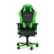 Кресло компьютерное DXRacer OH/IS11/NE кожа черный/зеленый