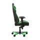 Кресло компьютерное DXRacer OH/KS06/NE поливинилхлорид/кожа черный/зеленый