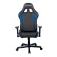 Кресло компьютерное DXRacer OH/P08/NB кожа черный/синий
