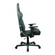 Кресло компьютерное DXRacer OH/P08/NE кожа черный/зеленый