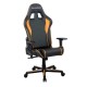 Кресло компьютерное DXRacer OH/P08/NO кожа черный/оранжевый