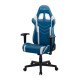 Кресло компьютерное DXRacer OH/P132/BW кожа белый/синий