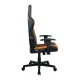 Кресло компьютерное DXRacer OH/P132/NO кожа черный/оранжевый