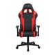 Кресло компьютерное DXRacer OH/P132/NR кожа черный/красный
