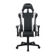 Кресло компьютерное DXRacer OH/P132/NW кожа белый/черный