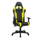 Кресло компьютерное DXRacer OH/P132/NY кожа черный/желтый