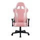 Кресло компьютерное DXRacer OH/P132/PW кожа белый/розовый