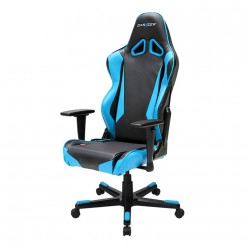 Кресло компьютерное DXRacer OH/RB1/NB кожа черный/синий