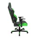 Кресло компьютерное DXRacer OH/RB1/NE кожа черный/зеленый