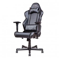 Кресло компьютерное DXRacer OH/RE99/N кожа черный